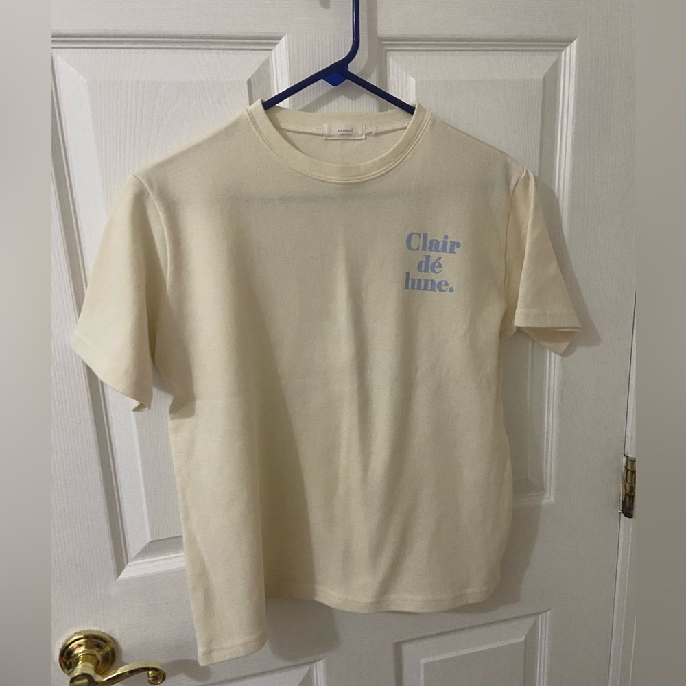 Ivory graphic Tshirt